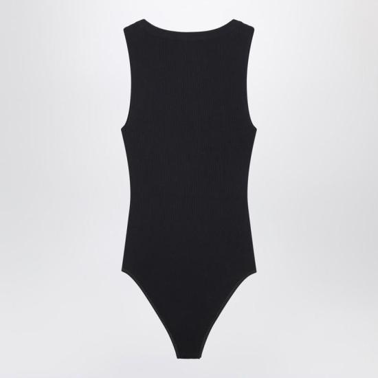 26SS 알라이아 바디수트 티셔츠 AA9B0353K017ACO S ALAIA 995 Black - ALAIA
