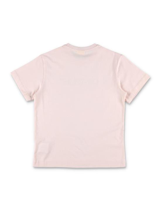 25FW [키즈] 오프화이트 폴로 셔츠 OGAA001F25JER001 3C45 ROSE - OFF WHITE