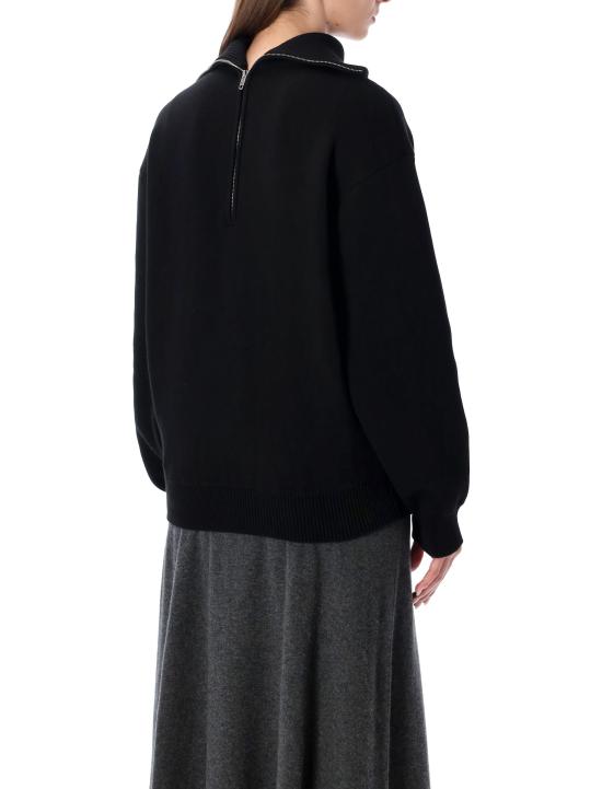 25FW 발렌시아가 니트웨어 848840T3421 1000 BLACK - BALENCIAGA