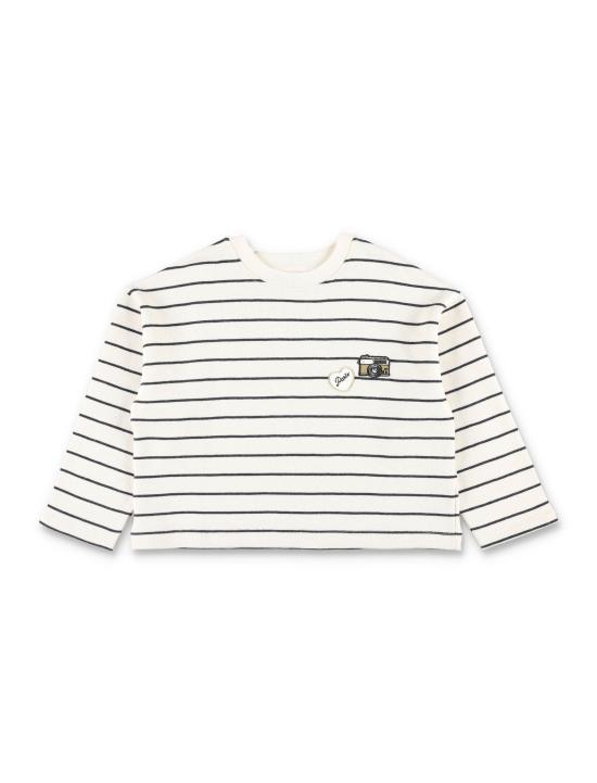 25FW [키즈] 봉쁘앙 폴로 셔츠 P05GSWK00001 299 WHITE BLACK