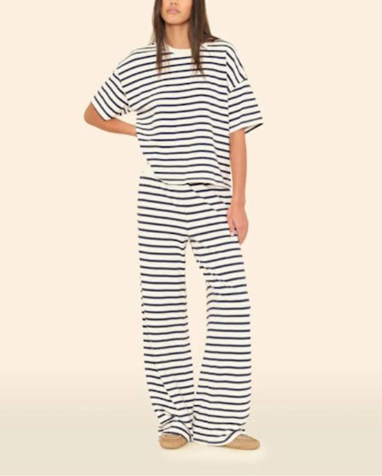  시레나 스트레이트 팬츠 에멧 스웨트팬츠 크림 - XIRENA