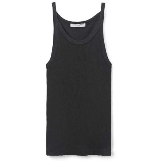  퍼펙트 화이트 티 민소매 티셔츠 애니 리브 탱크 - PERFECT WHITE TEE