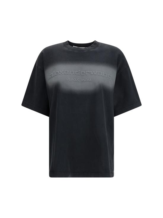 26SS 알렉산더 왕 반팔 티셔츠 UCC1261890 011 BLACK