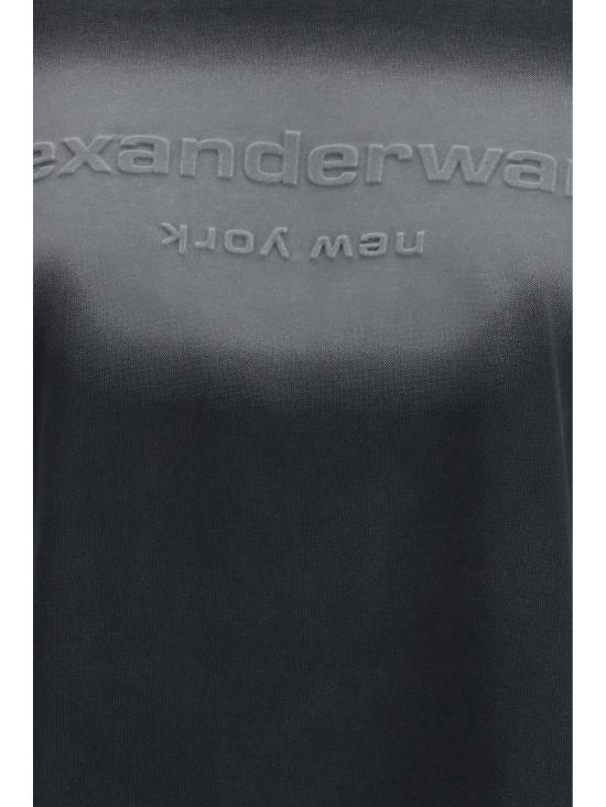 26SS 알렉산더 왕 반팔 티셔츠 UCC1261890 011 BLACK - ALEXANDER WANG