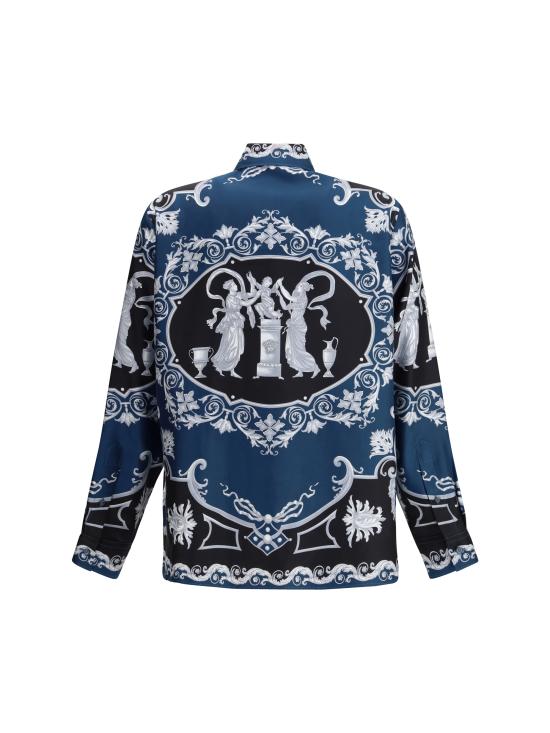 26SS 베르사체 긴팔 셔츠 10194381A16096 5BE50 BLUE - VERSACE