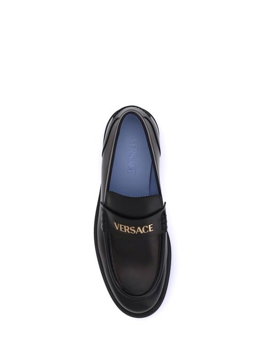 25FW 베르사체 로퍼 10178491A11907 1B00V BLACK - VERSACE