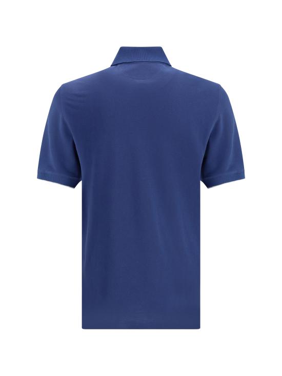 26SS 브루넬로 쿠치넬리 반팔 티셔츠 ME8548788 CPW89 BLUE - BRUNELLO CUCINELLI