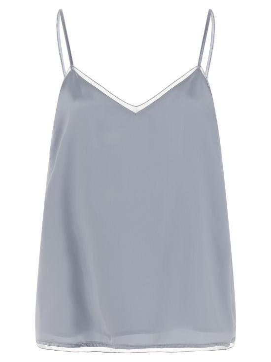 26SS 파비아나 필리피 이브닝 티셔츠 TPD266F281L9095154 Light Blue