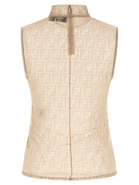 26SS 펜디 이브닝 티셔츠 FS9763AW8KF1UKB Beige - FENDI