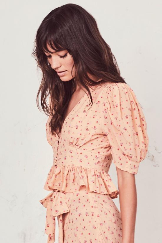  러브쉐이크팬시 블라우스 러브 쉑 팬시 스테프  사르디니아 - LOVESHACKFANCY