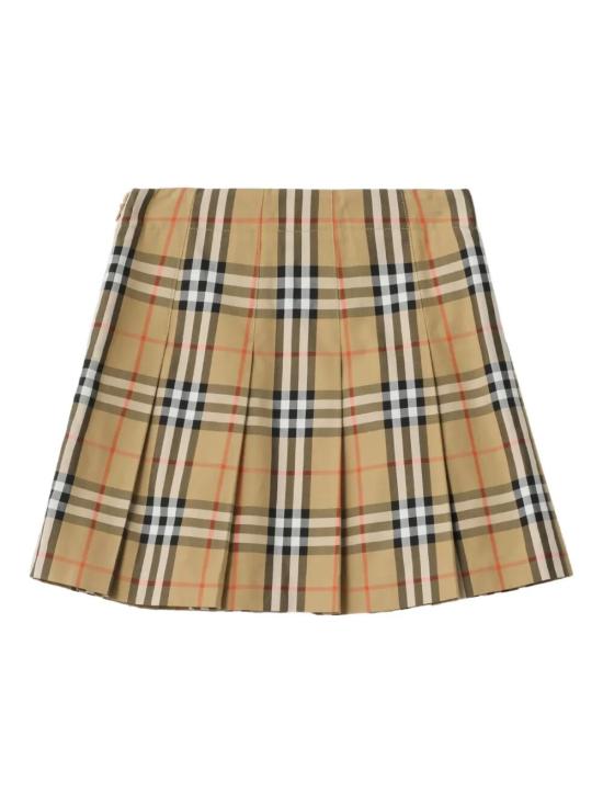 26SS [키즈] 버버리 스커트 8117155 B9368 SAND IP CHECK