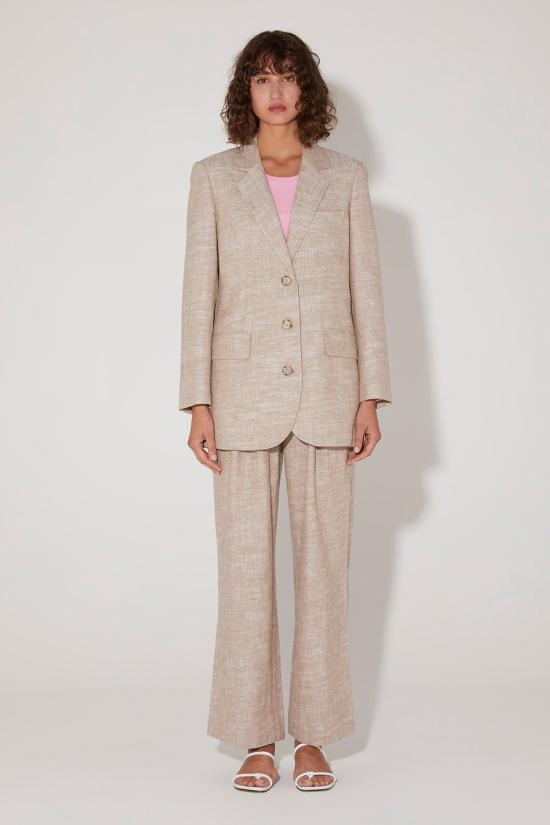  Hansen & Gretel 스트레이트 팬츠 한센앤그레텔 모리스 릴렉스 팬츠 라떼 - OTHER BRANDS