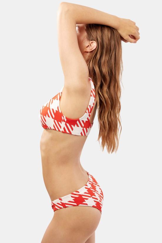  솔리드 앤 스트라이프 비키니 수영복 이사벨라 비키니 핫 라바 깅엄 - SOLID AND STRIPED