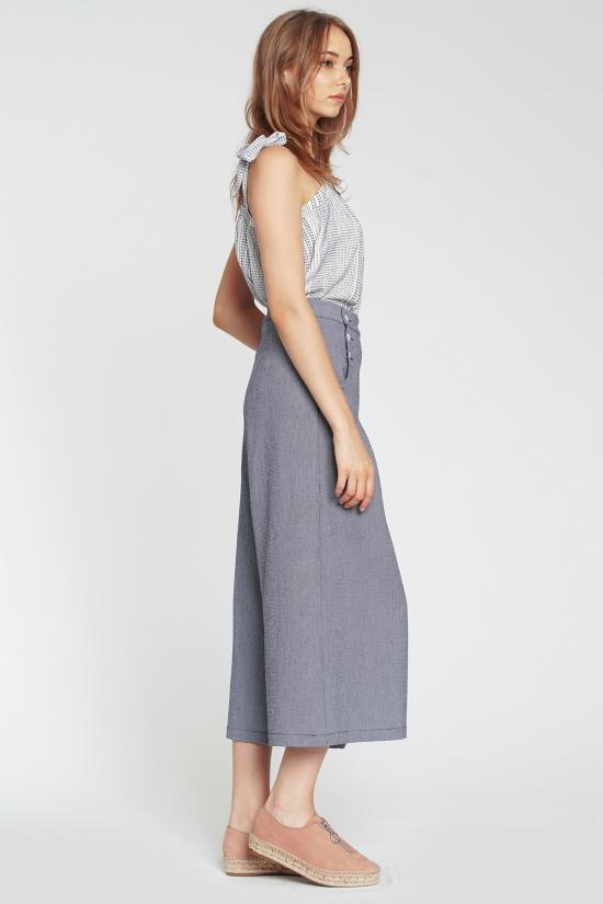  드라 크롭 팬츠 니코 팬츠 프로방스 깅엄 - DRA