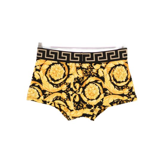 26SS 베르사체 팬티 1A11188 100957 5B010 YELLOW BLACK - VERSACE