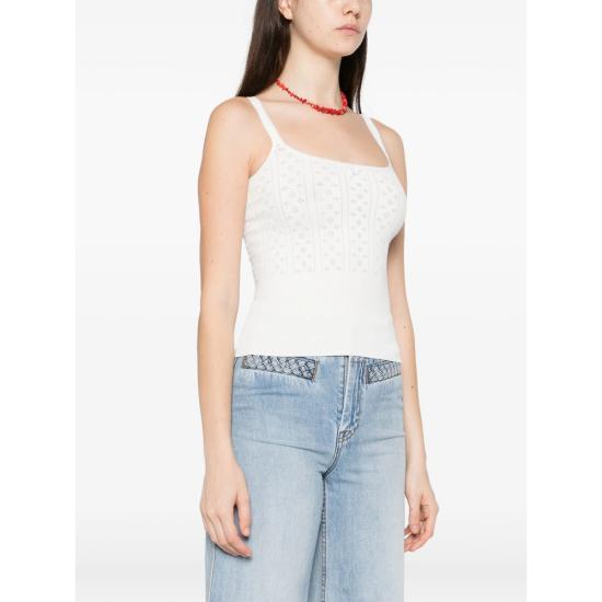 26SS JW앤더슨 민소매 티셔츠 KW1469 YN0309 002 WHITE - JW ANDERSON