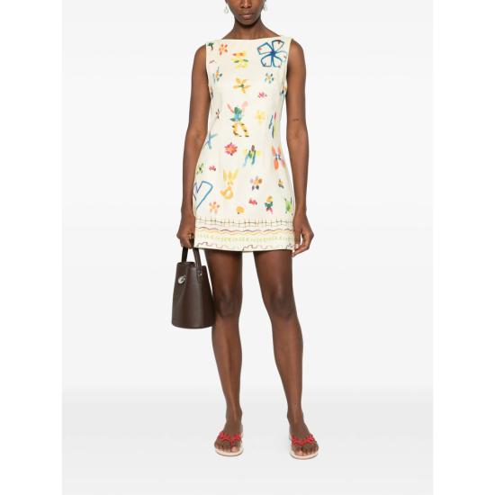 26SS 알레메 숏 원피스 6382D MULTI YELLOW - ALEMAIS