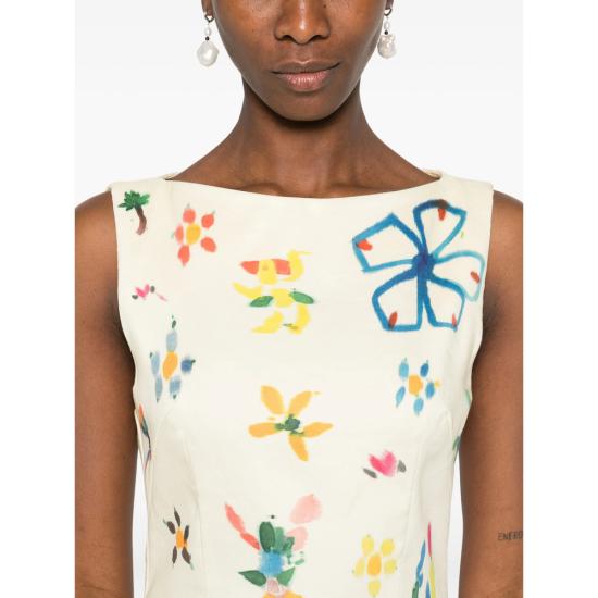 26SS 알레메 숏 원피스 6382D MULTI YELLOW - ALEMAIS