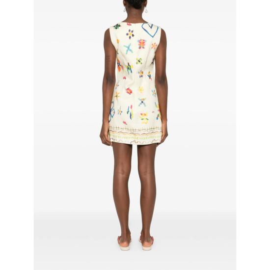 26SS 알레메 숏 원피스 6382D MULTI YELLOW - ALEMAIS