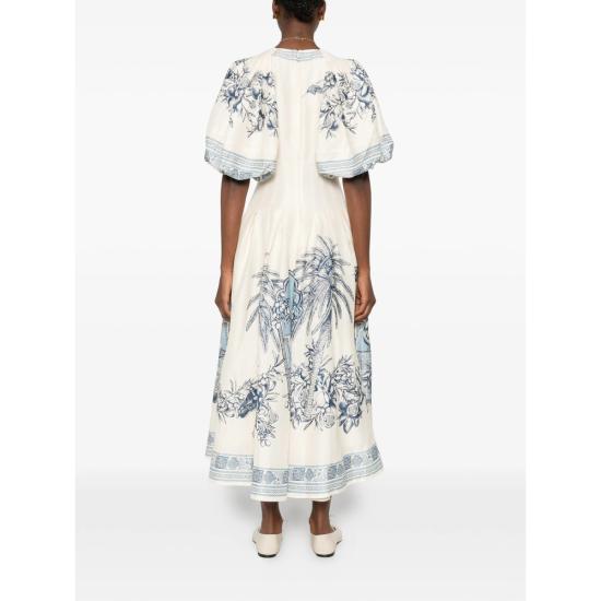 26SS 알레메 미디 원피스 6095D CREAM NEUTRALS BLUE - ALEMAIS