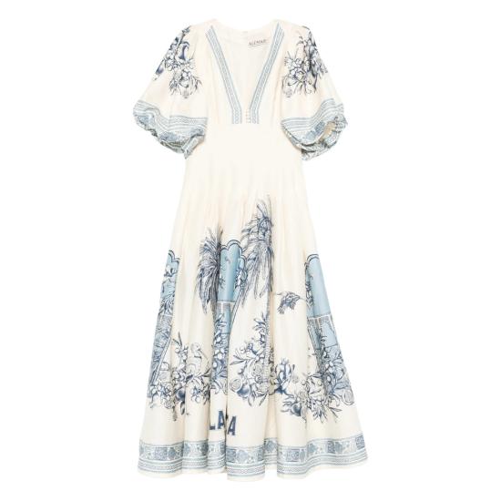 26SS 알레메 미디 원피스 6095D CREAM NEUTRALS BLUE