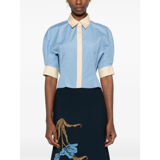 26SS 마르니 폴로 티셔츠 UTC223 CAMA0674QS 00B31 BLUE NEUTRALS - MARNI