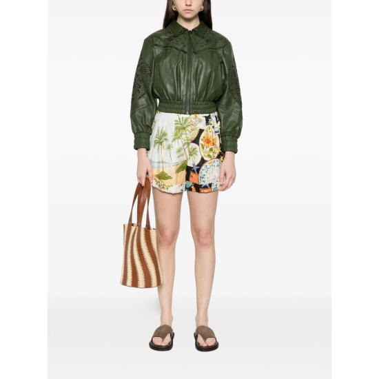 26SS 팜 리오 가죽 자켓 346181 L0013 GREEN - FARM RIO