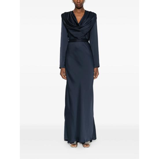 26SS 로테이트 롱 원피스 1154392318 SATIN MAXI 2318 BLUE - ROTATE