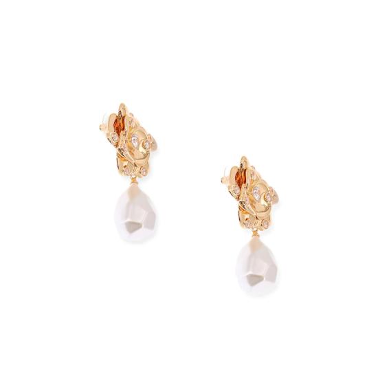 26SS 셀프 포트레이트 이어링 RS26 614E GD GOLD GOLD WHITE - SELF PORTRAIT