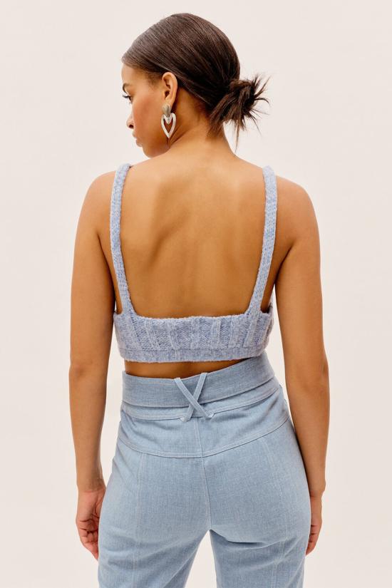  포러브앤레몬스 민소매 티셔츠 사랑과 레몬을 위해 Thea Bralette Skye - FOR LOVE & LEMONS