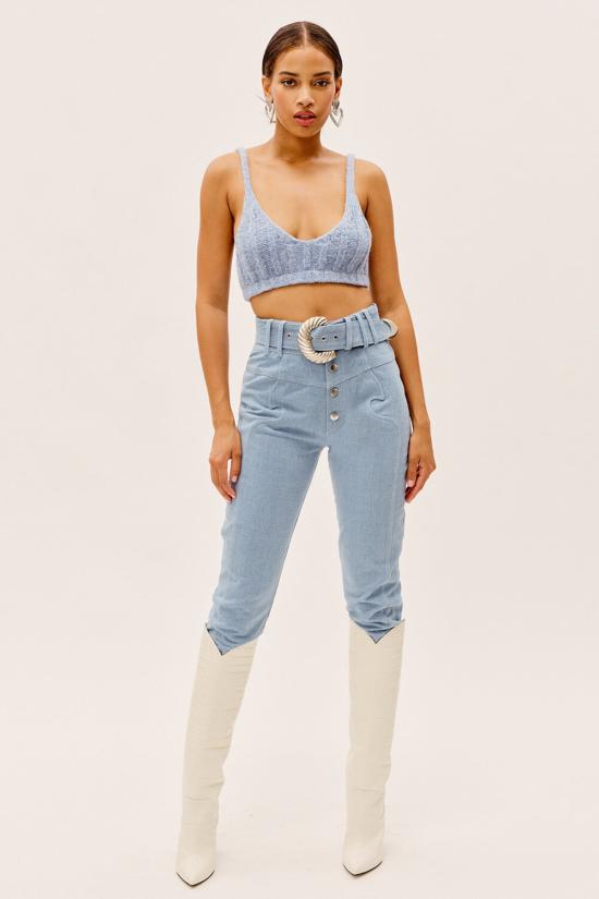  포러브앤레몬스 민소매 티셔츠 사랑과 레몬을 위해 Thea Bralette Skye - FOR LOVE & LEMONS