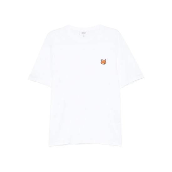 26SS 메종키츠네 폭스 헤드 레귤러 티셔츠 PM00107KJ7026 WHITE