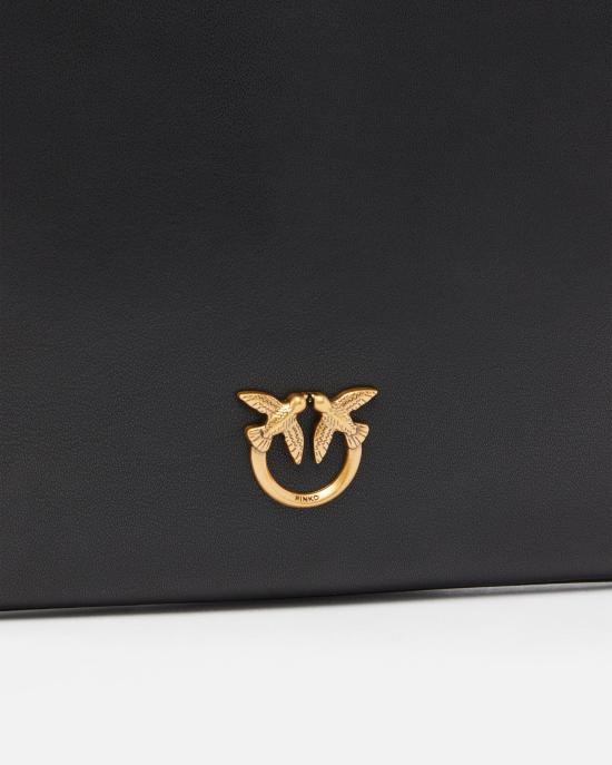 26SS 핑코 토트백 100455A0F1 Z99Q Nero antique gold - PINKO