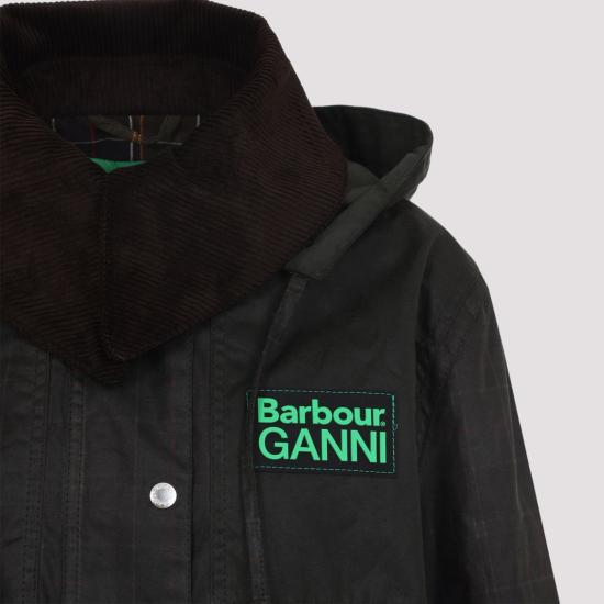 26SS 바버 X 가니 패딩 LWX1528 11 GREEN - BARBOUR X GANNI