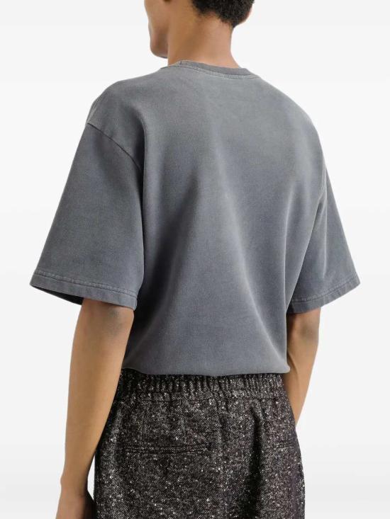 25FW 돌체앤가바나 반팔 티셔츠 G8TA2TG7PK7 N9833 GRIGIO SCURISSIMO - DOLCE & GABBANA