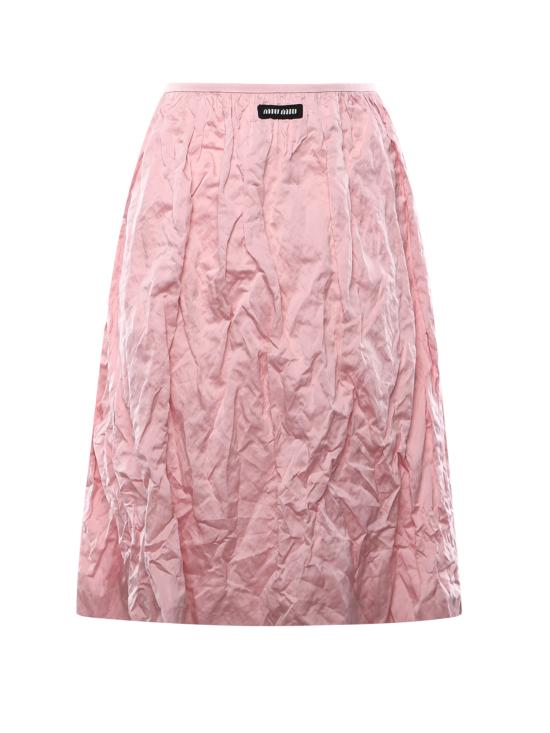 25FW 미우미우 롱 스커트 MG2425 1FL6F0442 Petal