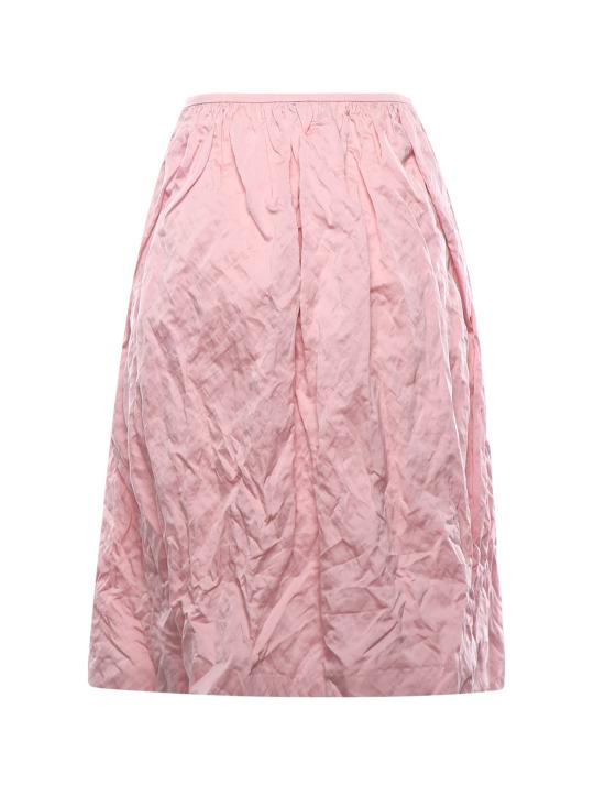 25FW 미우미우 롱 스커트 MG2425 1FL6F0442 Petal - MIU MIU