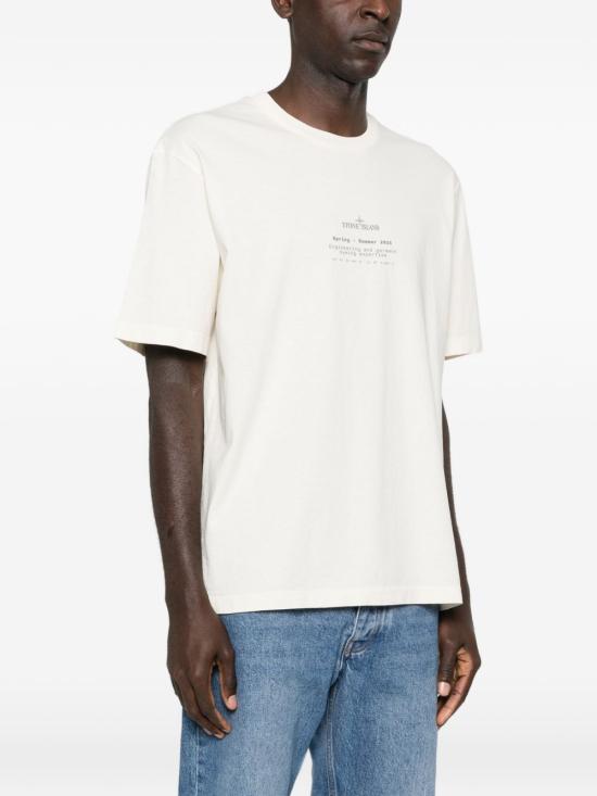 26SS 스톤 아일랜드 반팔 티셔츠 L1S152100001S0285 V0093 White - STONE ISLAND