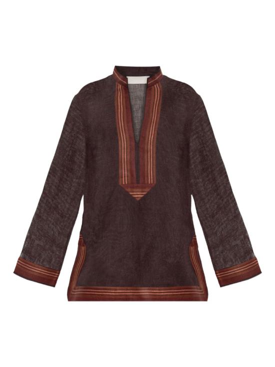 26SS 토리버치 미디 원피스 180051 209 Brown