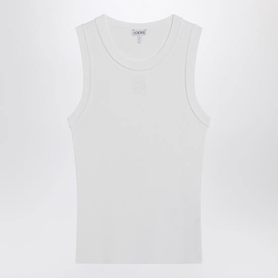  로에베 민소매 티셔츠 S359Y55K51VI White