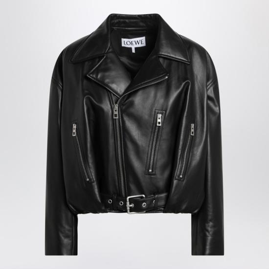  로에베 가죽 자켓 S359Y34L93LE Black