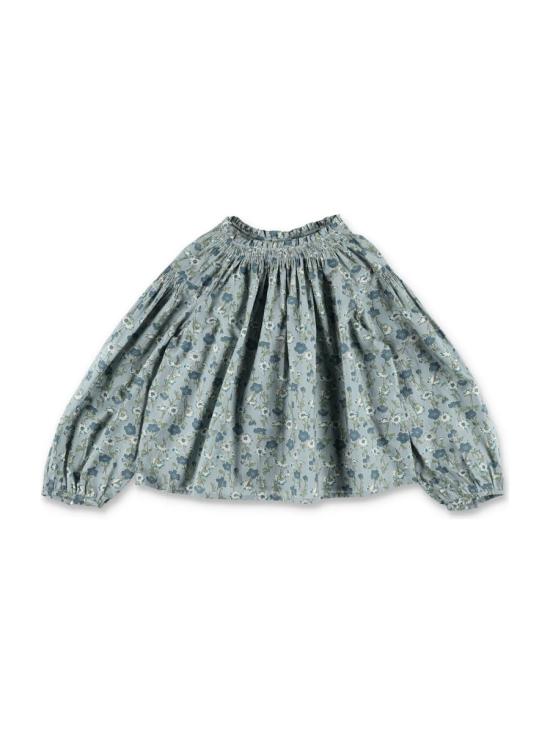 25FW [키즈] 봉쁘앙 셔츠 W05GBLW00022K 543 GREEN - BONPOINT