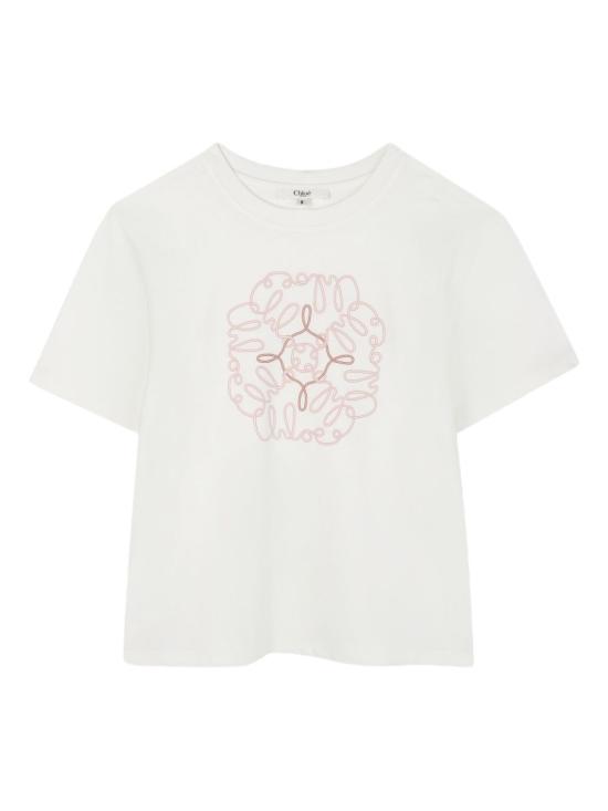 25FW [키즈] 끌로에 티셔츠 C20651 117 White