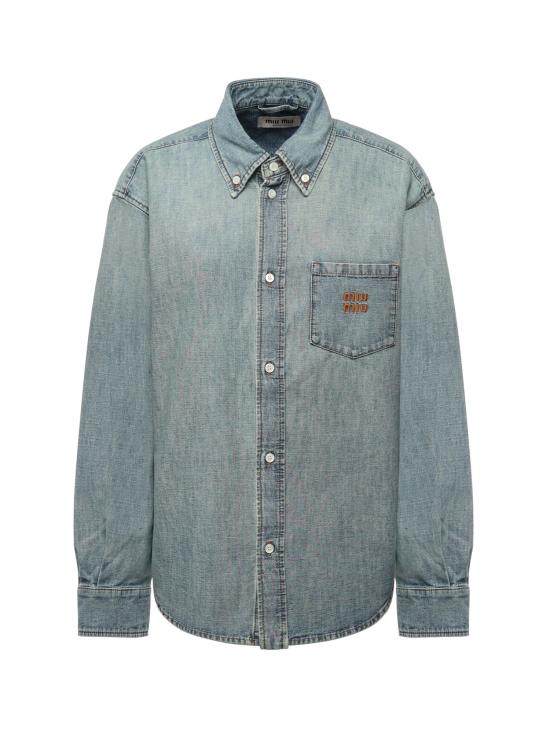 26SS 미우미우 셔츠 GWC133 18JIF0076 Blue