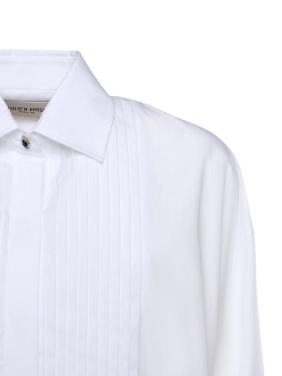 26SS 골든구스 셔츠 GWP02599 P00232310359 White - GOLDEN GOOSE