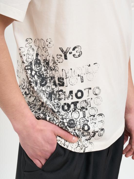 26SS 와이쓰리 반팔 티셔츠 NKR2224 White - Y-3