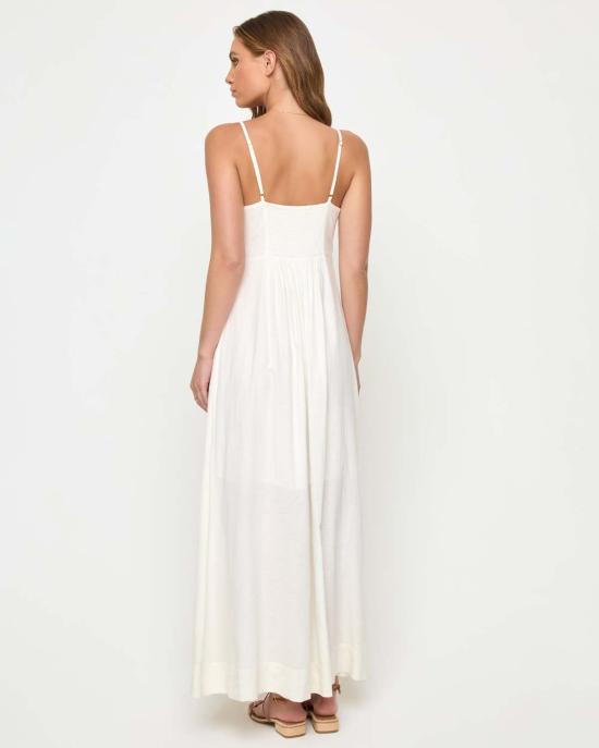  엘스페이스 롱 원피스 LSpace 메이블 맥시 드레스 크림 - L SPACE