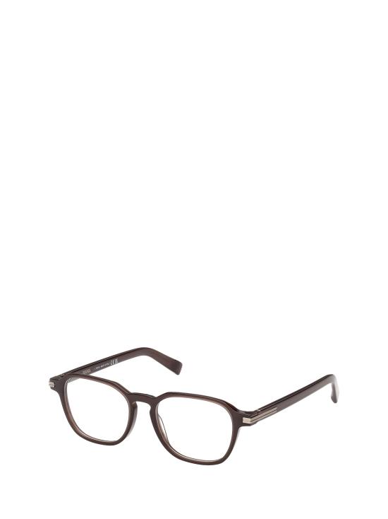 26FW 에르메네질도제냐 안경 EZ5332 048 SHINY DARK BROWN - ERMENEGILDO ZEGNA