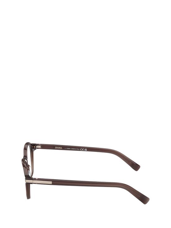 26FW 에르메네질도제냐 안경 EZ5332 048 SHINY DARK BROWN - ERMENEGILDO ZEGNA