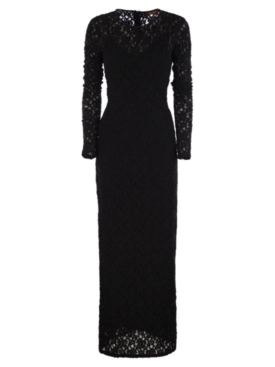 25FW 막스마라 미디 원피스 2526636013600 002 Black